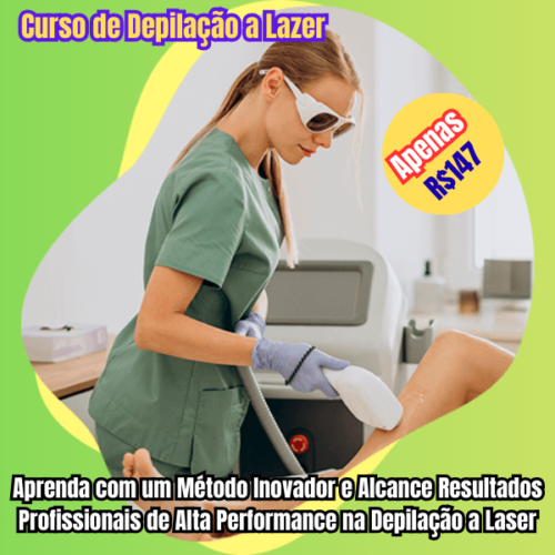 Curso Depilação a lazer