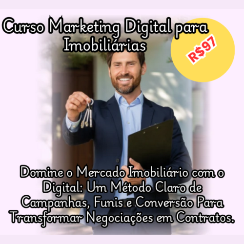 Curso Marketing Digital para Imobiliárias